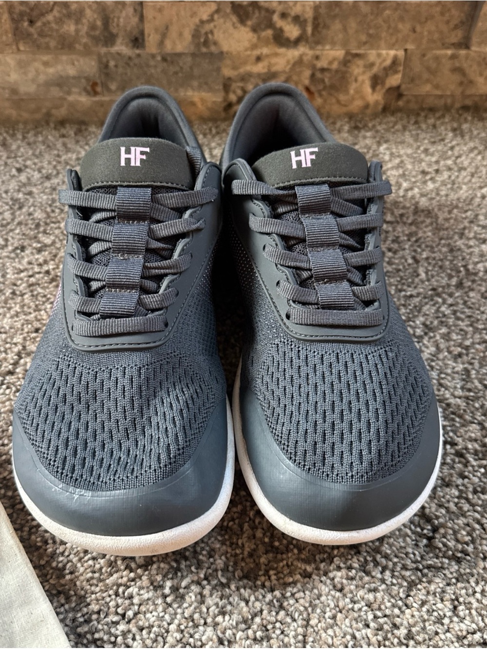 Hike Footwear Stride Womens Size 40 US Size 9-9.5 Dark Grey Pink Worn Once EUC - Picture 2 of 7